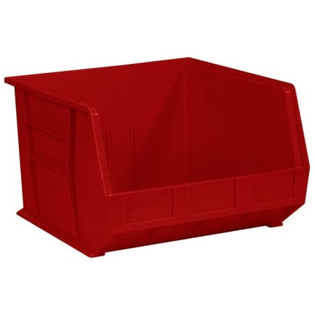 Bsc Preferred 18 x 16-1/2 x 11'' Red Plastic Stack & Hang Bin Boxes, 3PK BUY00013742